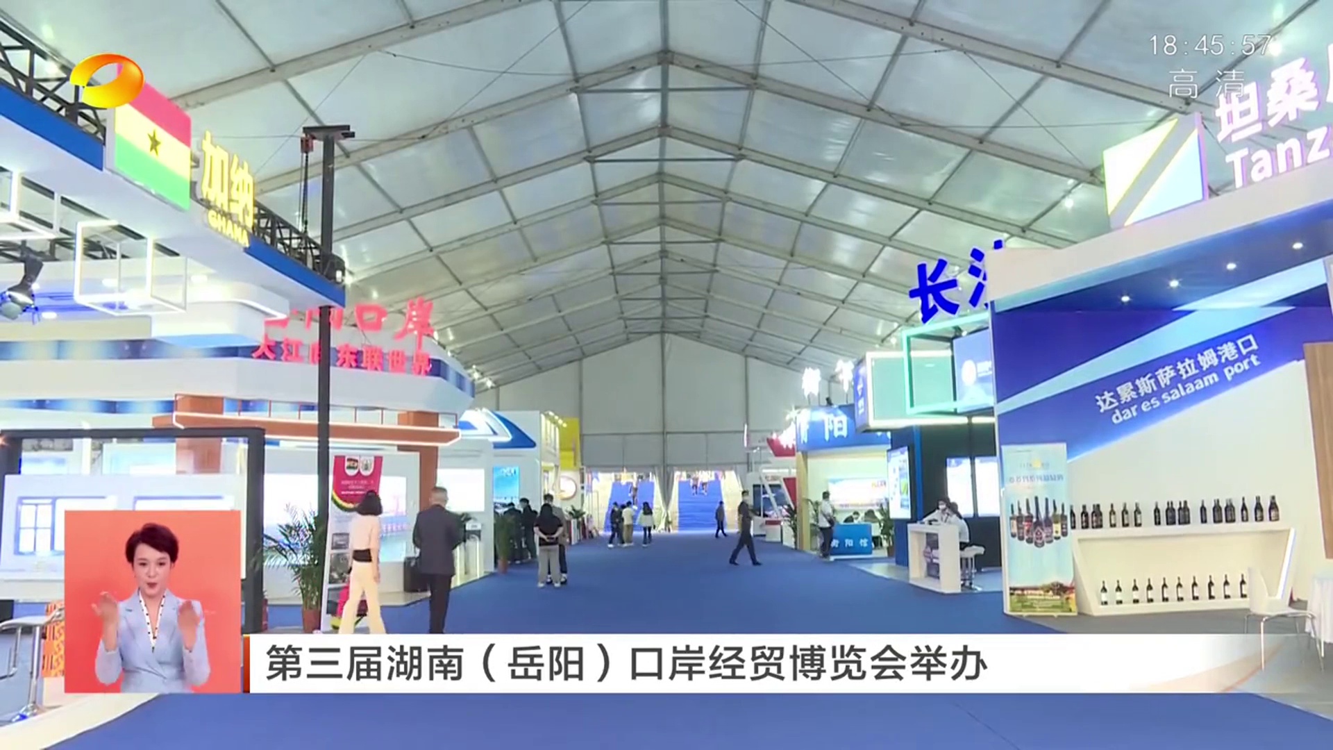 【湖南卫视】第三届湖南（岳阳）口岸经贸博览会举办 